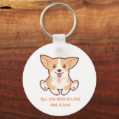 KeychainPerfect Designs for Dog Lovers & Pet Gifts キーホルダー (正面)