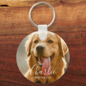 keychains double sided photo pet キーホルダー (正面)