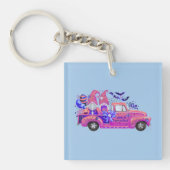 Keychains & Lanyards with Halloween Gnome T キーホルダー (正面)
