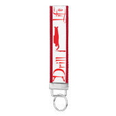 Keyfobドリルの生命穴あけ機 リストバンドキーホルダー (鍵ボトム)