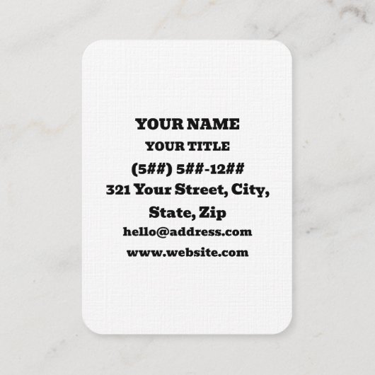 KEYHOLE 名刺 (裏面)