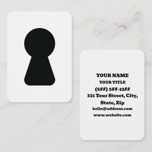 KEYHOLE 名刺 (正面/裏面)