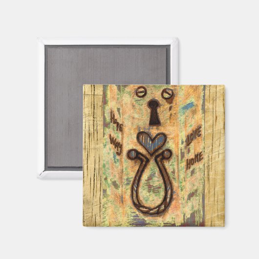 Keyhole & Heart マグネット (正面/裏面)