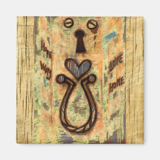 Keyhole & Heart マグネット (正面)