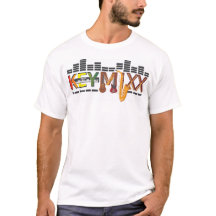 KEYMIXX公式のシンプルなダークTシャツ