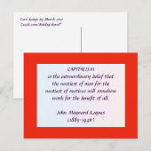 KEYNES on CAPITALポストカード ポストカード (正面/裏面)