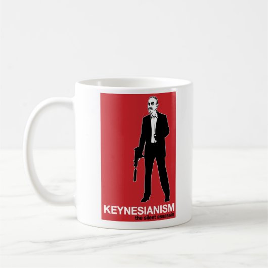 KeynesianismYourのマグ コーヒーマグカップ (左)