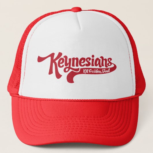 Keynesiansの70年代のヴィンテージのトラック運転手の帽子 キャップ (正面)