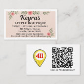 KEYRA'S LITTLE BOUTIQUE IN UVALDE 名刺 (正面/裏面)