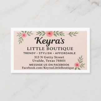 KEYRA'S LITTLE BOUTIQUE IN UVALDE 名刺
