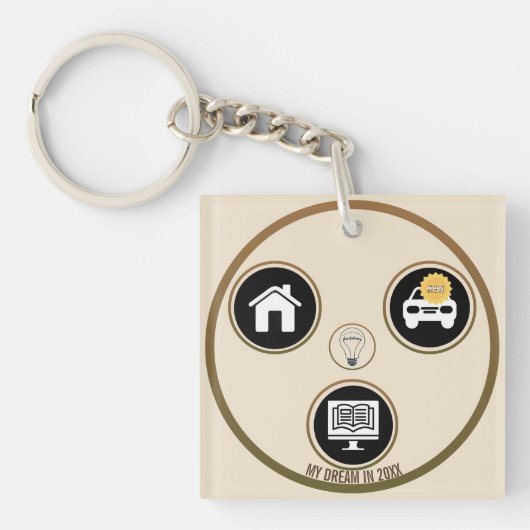 Keys to Dreams – A Personal Meaning Keychain キーホルダー (正面)