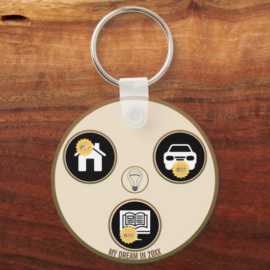 Keys to Dreams – A Personal Meaning Keychain キーホルダー (裏面)