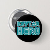 Keytar Hero Gamerワッキーベストセラー 缶バッジ (正面&裏面)