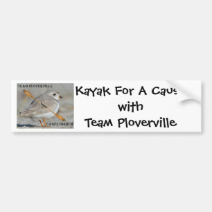 KFAC! 原因のwithTeam Plovervilleのためのカヤック バンパーステッカー