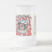 KFATによって曇らされるビールのジョッキ フロストグラスビールジョッキ (中央)