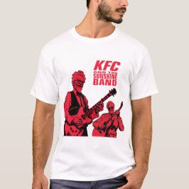 KFCとSunshine Band with Guitar Han on Back Tシャツ