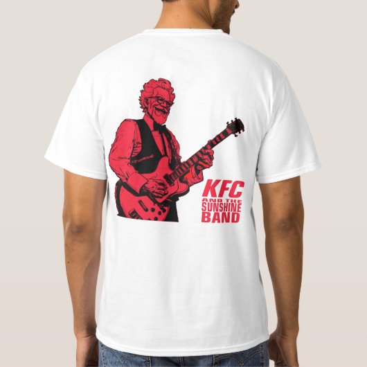 KFC and the Sunshine Band - Guitar Han Front Tシャツ (裏面)