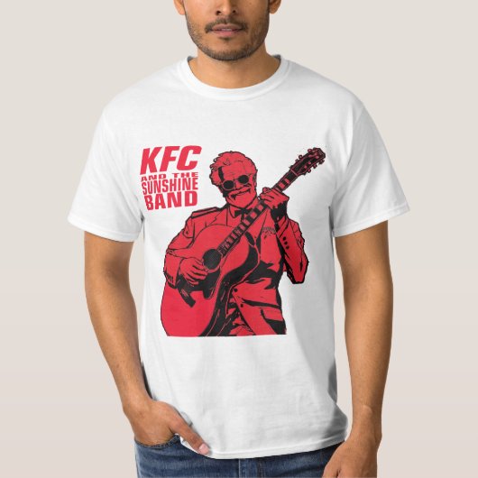 KFC and the Sunshine Band - Guitar Han Front Tシャツ (正面)