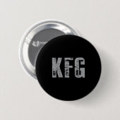 Kfg Keep F'n Going ミリタリースタイル 缶バッジ (正面&裏面)