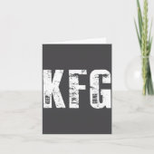 Kfg Keep F'n Going Military Style カード (正面)