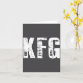 Kfg Keep F'n Going Military Style カード (黄色い花)