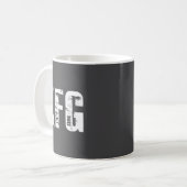 Kfg Keep F'n Going Military Style  コーヒーマグカップ (正面左)