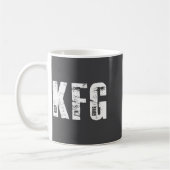 Kfg Keep F'n Going Military Style  コーヒーマグカップ (左)