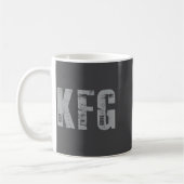 Kfg Keep F'n Going Military Style  コーヒーマグカップ (左)