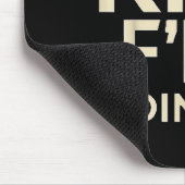 Kfg Keep F'n Going Military Style  マウスパッド (コーナー)