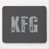 Kfg Keep F'n Going Military Style  マウスパッド (正面)