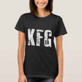 Kfg Keep F'n Going Military Style  Tシャツ (正面)