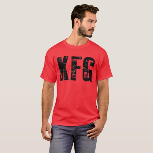 KFG Keep F'N Going Military Style Tシャツ (正面フル)
