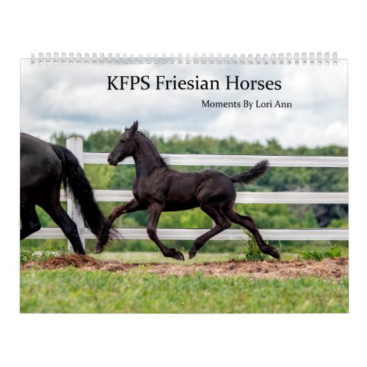 KFPSフリージアン馬 カレンダー (カバー)