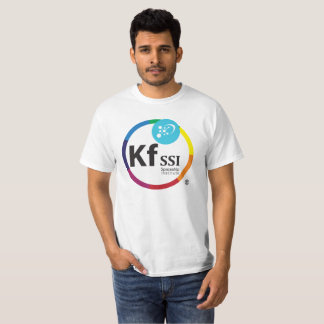 KFSSIのロゴのメンズ基本的なTシャツ Tシャツ