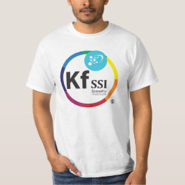 KFSSIのロゴのメンズ基本的なTシャツ Tシャツ