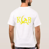 KGBのワイシャツ Tシャツ (裏面)