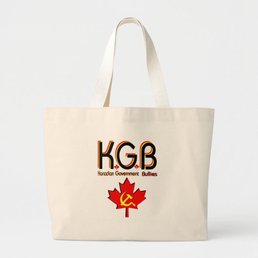 KGBの財布 ラージトートバッグ (正面)