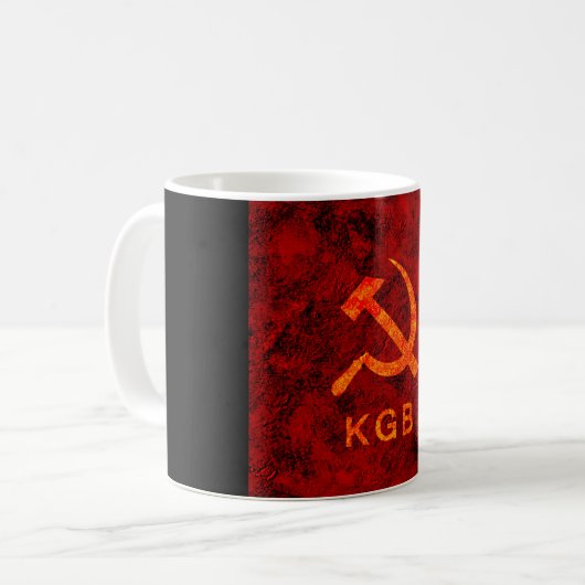 KGB コーヒーマグカップ (正面左)