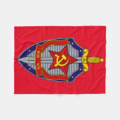 KGB フリースブランケット (正面(横))