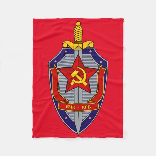 KGB フリースブランケット (正面)