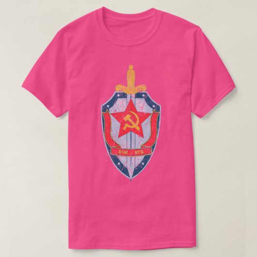 KGB CCCPソ連ロシア Tシャツ (デザイン正面)