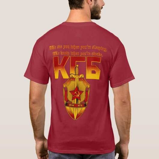 KGB Tシャツ (裏面)