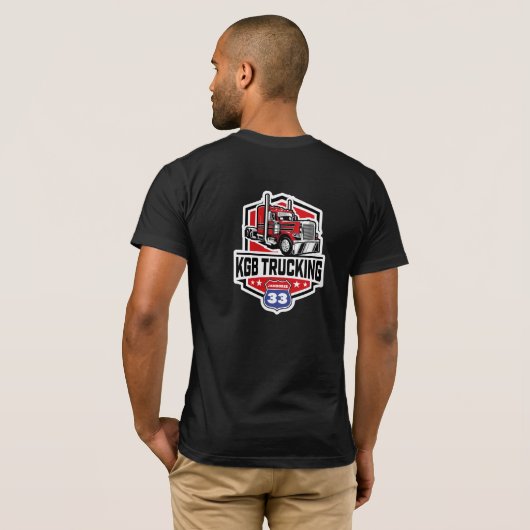KGB Trucking Official TShirt Tシャツ (裏面フル)