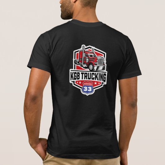 KGB Trucking Official TShirt Tシャツ (裏面)