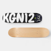 KGN 12 JMT 7 3/4"スケートボードデッキ スケートボード (横)
