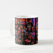 KGODラジオの深夜放送 コーヒーマグカップ (正面左)