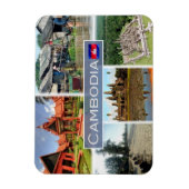 KHカンボジア – プノンペン –  マグネット (縦)