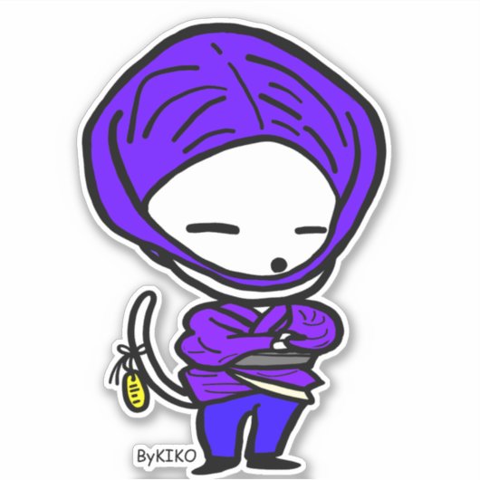 KhabullyMouse鼠小僧 シール (正面)