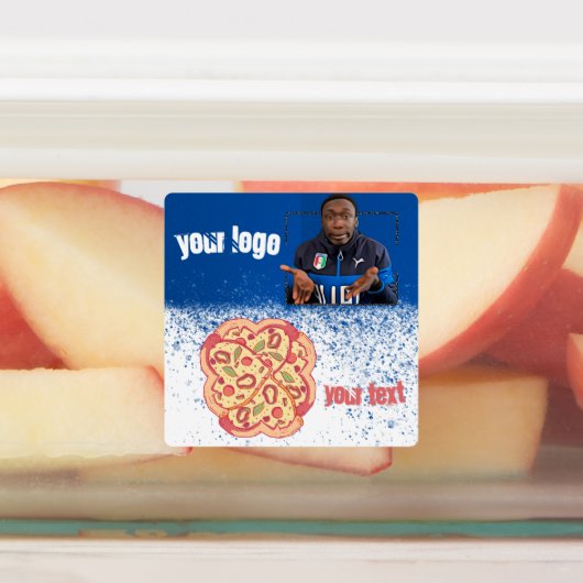 Khabyラメピザシール ラベル (貼付)