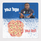 Khabyラメピザシール ラベル (デザイン2)